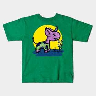 purple monster Kids T-Shirt